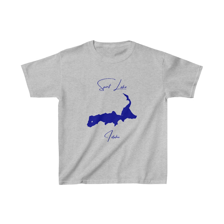 Idaho  Spirit  Lake  Youth  T-shirt  front  position  view  from  front  sport  grey.webp
