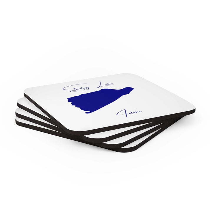 Idaho  Stanley  Lake  Coaster  Set  front  position  view  from  stacked  3.75  x  3.75.webp