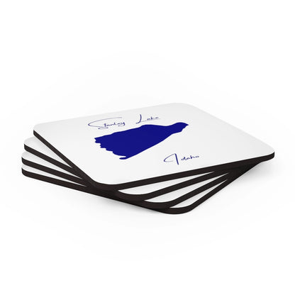 Idaho  Stanley  Lake  Coaster  Set  front  position  view  from  stacked  3.75  x  3.75.webp