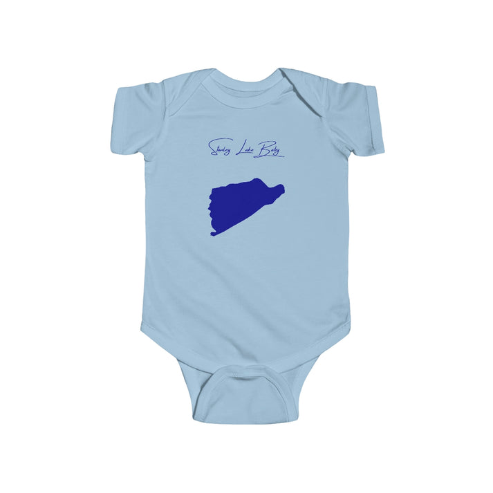 Idaho  Stanley  Lake  Onesie  front  position  view  from  front  light  blue.webp