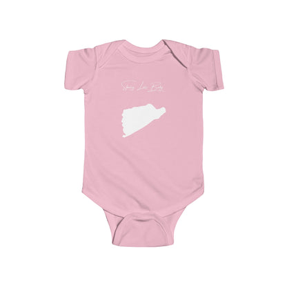Idaho  Stanley  Lake  Onesie  front  position  view  from  front  pink.webp