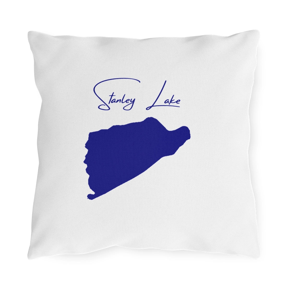Idaho  Stanley  Lake  Outdoor  Pillow  front  position  view  from  front  16  x  16.webp