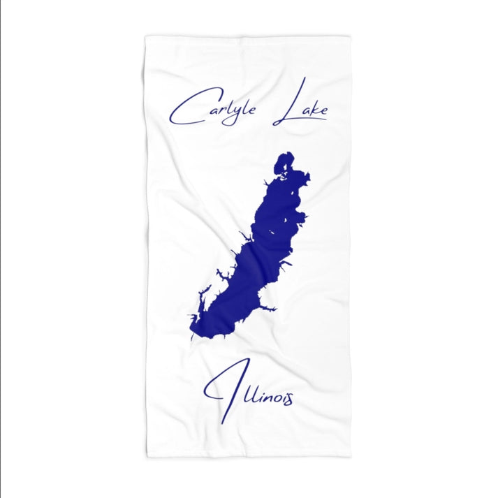 Illinois  Carlyle  Lake  Beach  Towel  front  position  view  from  front  36  x  72.webp