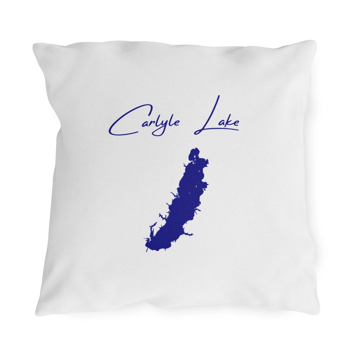Illinois  Carlyle  Lake  Outdoor  Pillow  front  position  view  from  front  18  x  18.webp