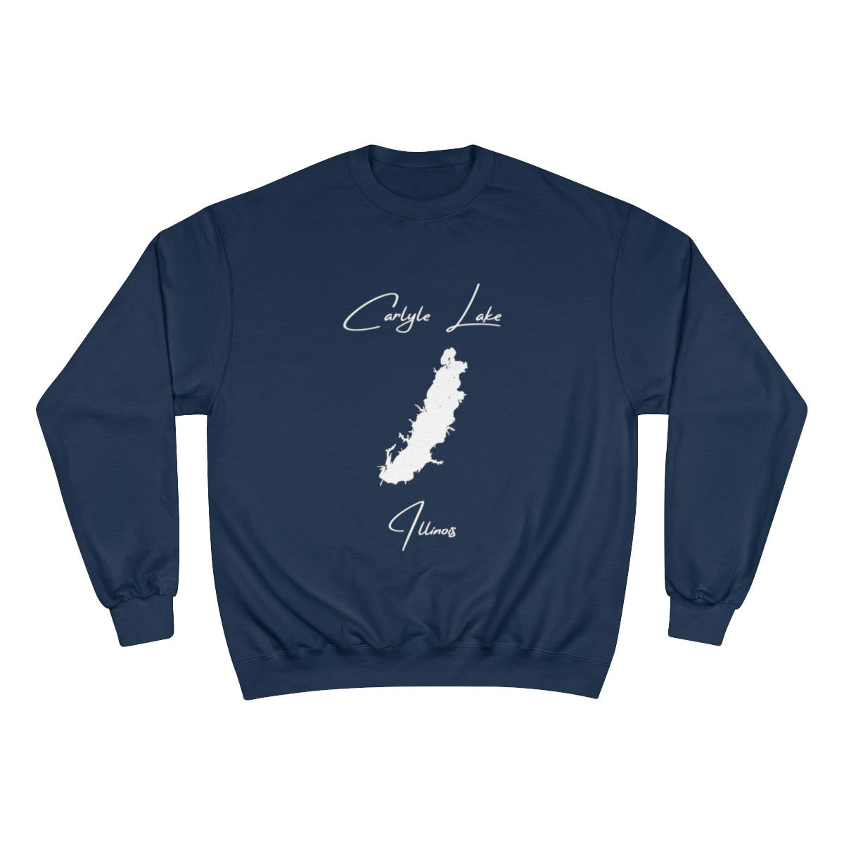 Illinois  Carlyle  Lake  Sweatshirt  front  position  view  from  front  navy.webp