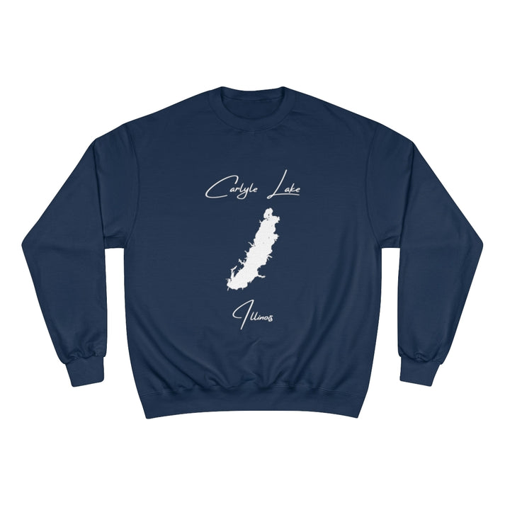 Illinois  Carlyle  Lake  Sweatshirt  front  position  view  from  front  navy.webp