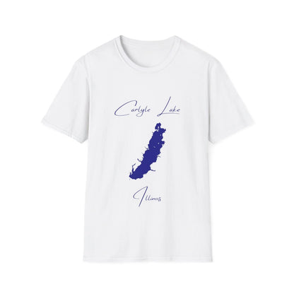 Illinois  Carlyle  Lake  T-shirt  front  position  view  from  front  white.webp