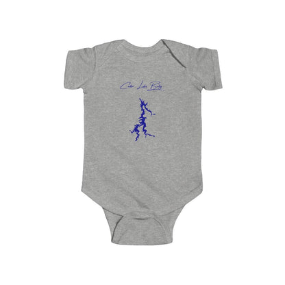 Illinois  Cedar  Lake  Onesie  front  position  view  from  front  heather.webp