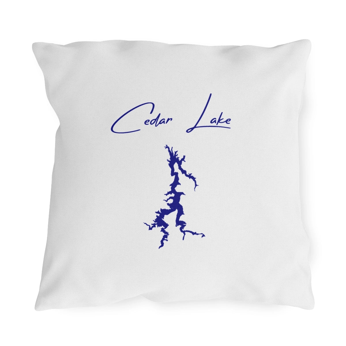Illinois  Cedar  Lake  Outdoor  Pillow  front  position  view  from  front  18  x  18.webp