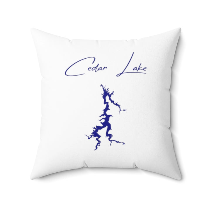 Illinois  Cedar  Lake  Pillow  front  position  view  from  back  20  x  20.webp