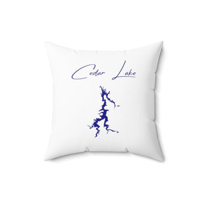 Illinois  Cedar  Lake  Pillow  front  position  view  from  front  16  x  16.webp