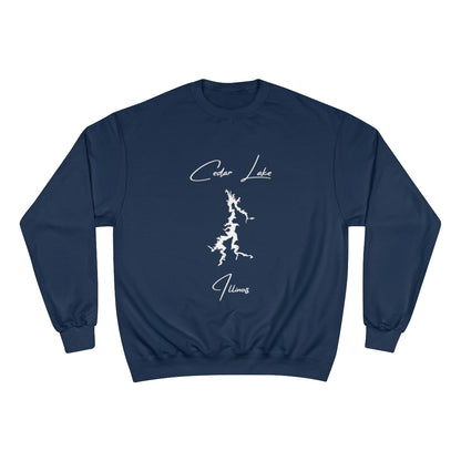 Illinois  Cedar  Lake  Sweatshirt  front  position  view  from  front  navy.webp
