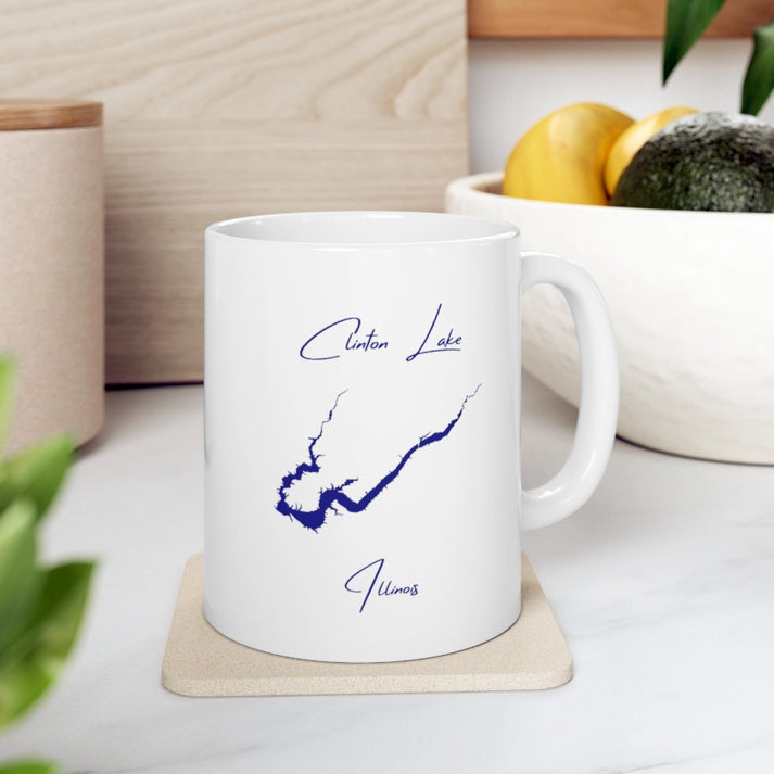 Illinois  Clinton  Lake  Ceramic  Mug  other  position  view  from  context-4  11oz.webp
