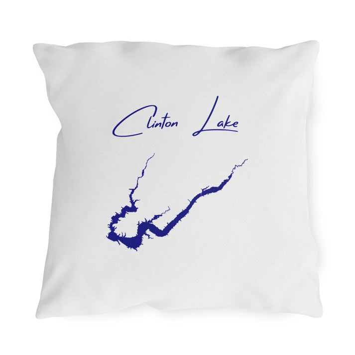 Illinois  Clinton  Lake  Outdoor  Pillow  front  position  view  from  front  18  x  18.webp