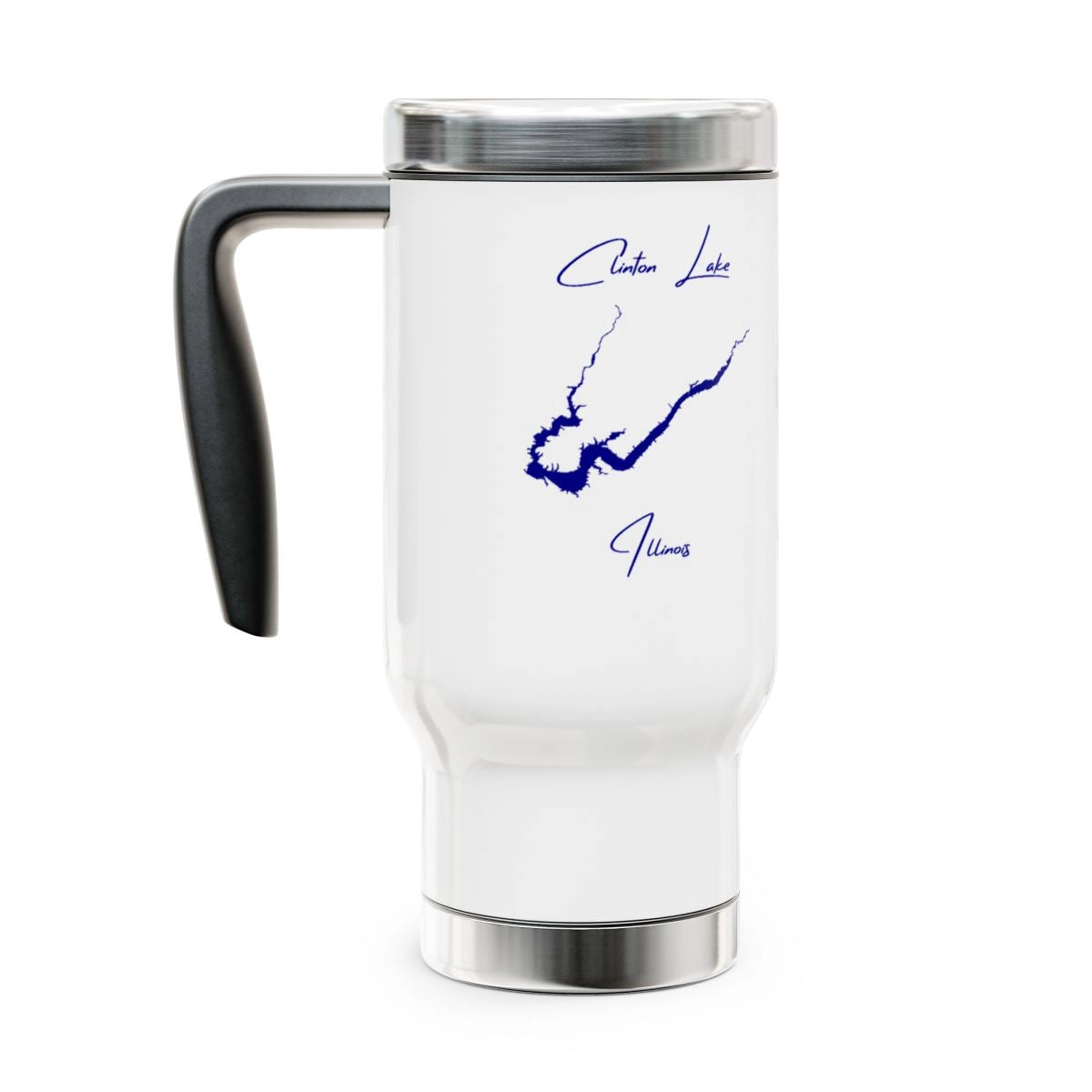 Illinois  Clinton  Lake  Travel  Mug  other  position  view  from  left  14oz.webp