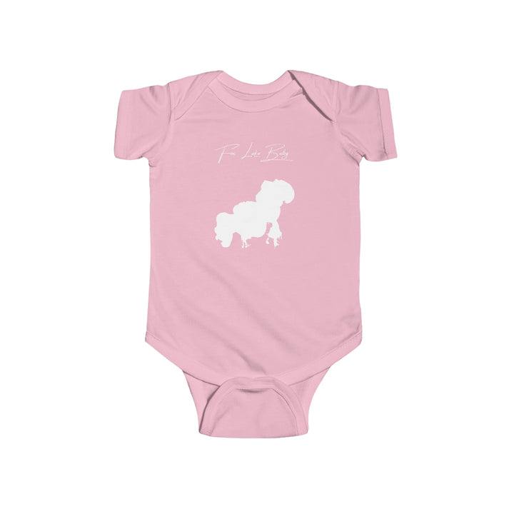 Illinois  Fox  Lake  Onesie  front  position  view  from  front  pink.webp