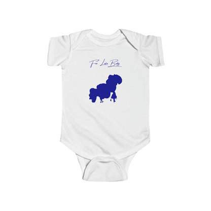 Illinois  Fox  Lake  Onesie  front  position  view  from  front  white.webp