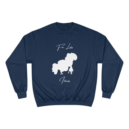 Illinois  Fox  Lake  Sweatshirt  front  position  view  from  front  navy.webp