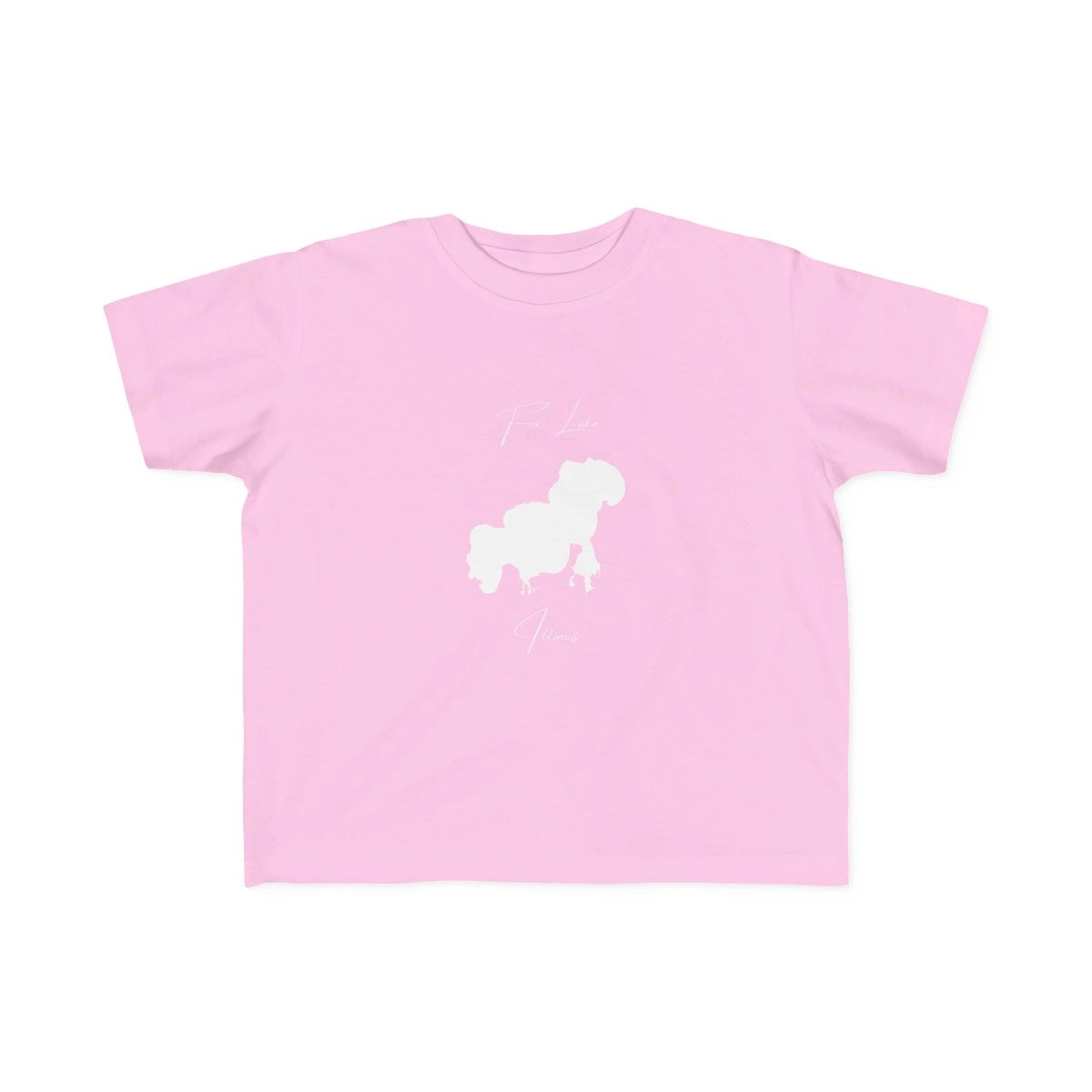 Illinois  Fox  Lake  Toddler  T-shirt  front  position  view  from  front  pink.webp