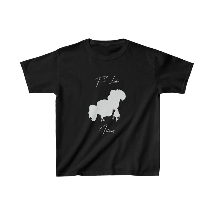 Illinois  Fox  Lake  Youth  T-shirt  front  position  view  from  front  black.webp