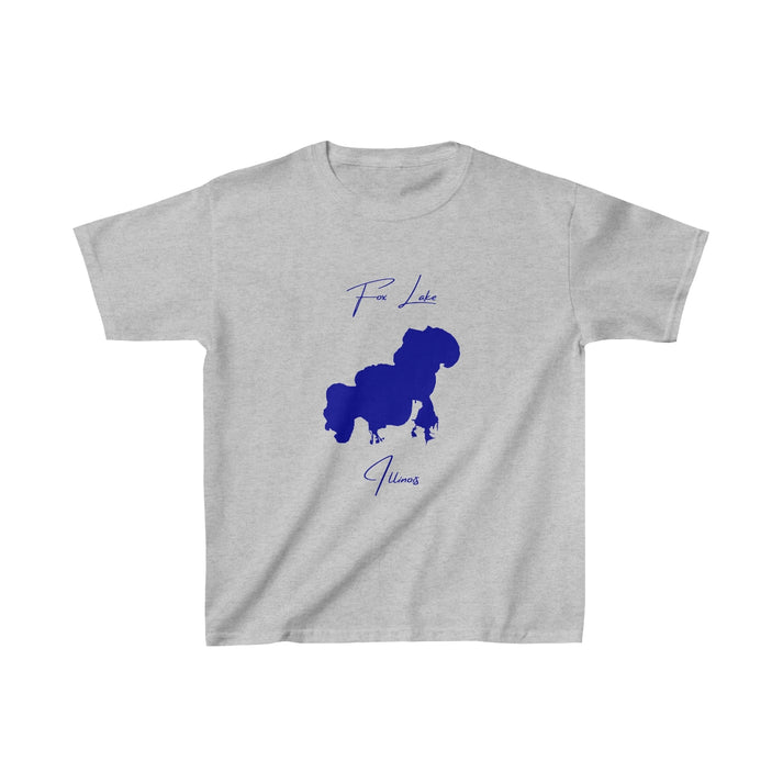 Illinois  Fox  Lake  Youth  T-shirt  front  position  view  from  front  sport  grey.webp