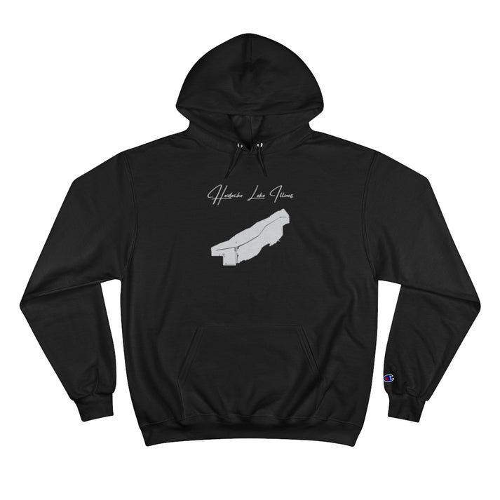 Illinois  Heidecke  Lake  Hoodie  front  position  view  from  front  black.webp