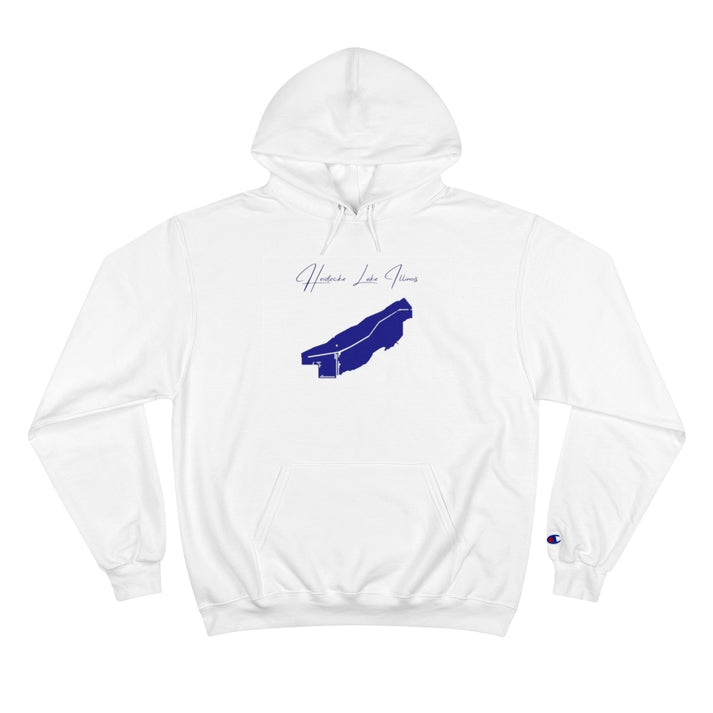 Illinois  Heidecke  Lake  Hoodie  front  position  view  from  front  white.webp