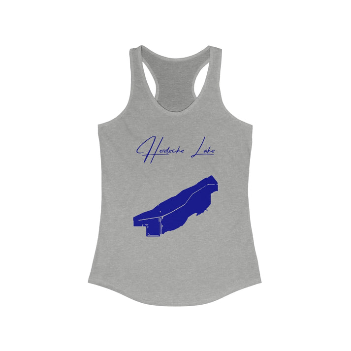 Illinois  Heidecke  Lake  Racerback-Tank  front  position  view  from  front  heather  grey.webp