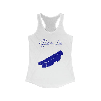 Illinois  Heidecke  Lake  Racerback-Tank  front  position  view  from  front  solid  white.webp