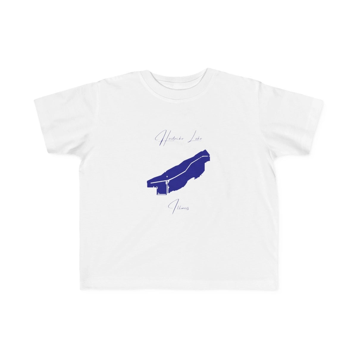 Illinois  Heidecke  Lake  Toddler  T-shirt  front  position  view  from  front  white.webp