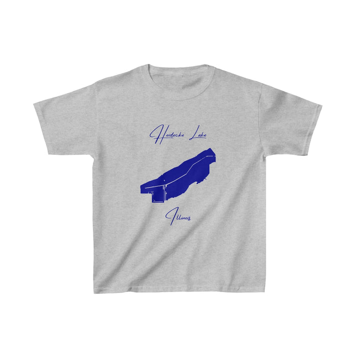 Illinois  Heidecke  Lake  Youth  T-shirt  front  position  view  from  front  sport  grey.webp