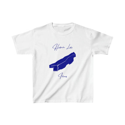 Illinois  Heidecke  Lake  Youth  T-shirt  front  position  view  from  front  white.webp