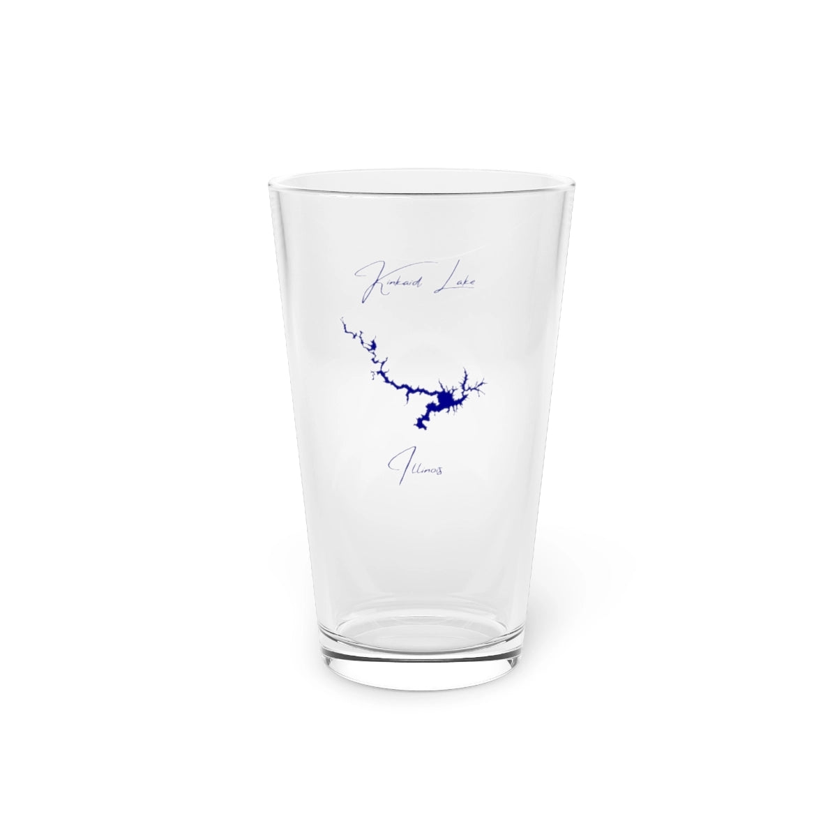 Illinois  Kinkaid  Lake  16oz  Pint  Glass  front  position  view  from  front  16oz.webp