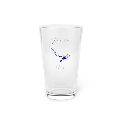 Illinois  Kinkaid  Lake  16oz  Pint  Glass  front  position  view  from  front  16oz.webp