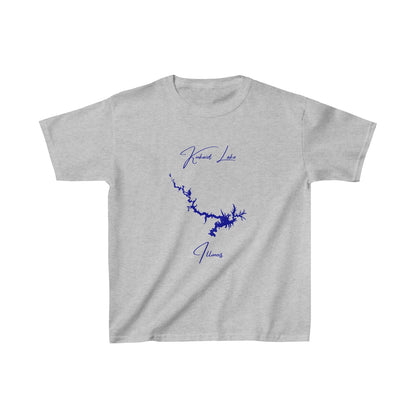 Illinois  Kinkaid  Lake  Youth  T-shirt  front  position  view  from  front  sport  grey.webp
