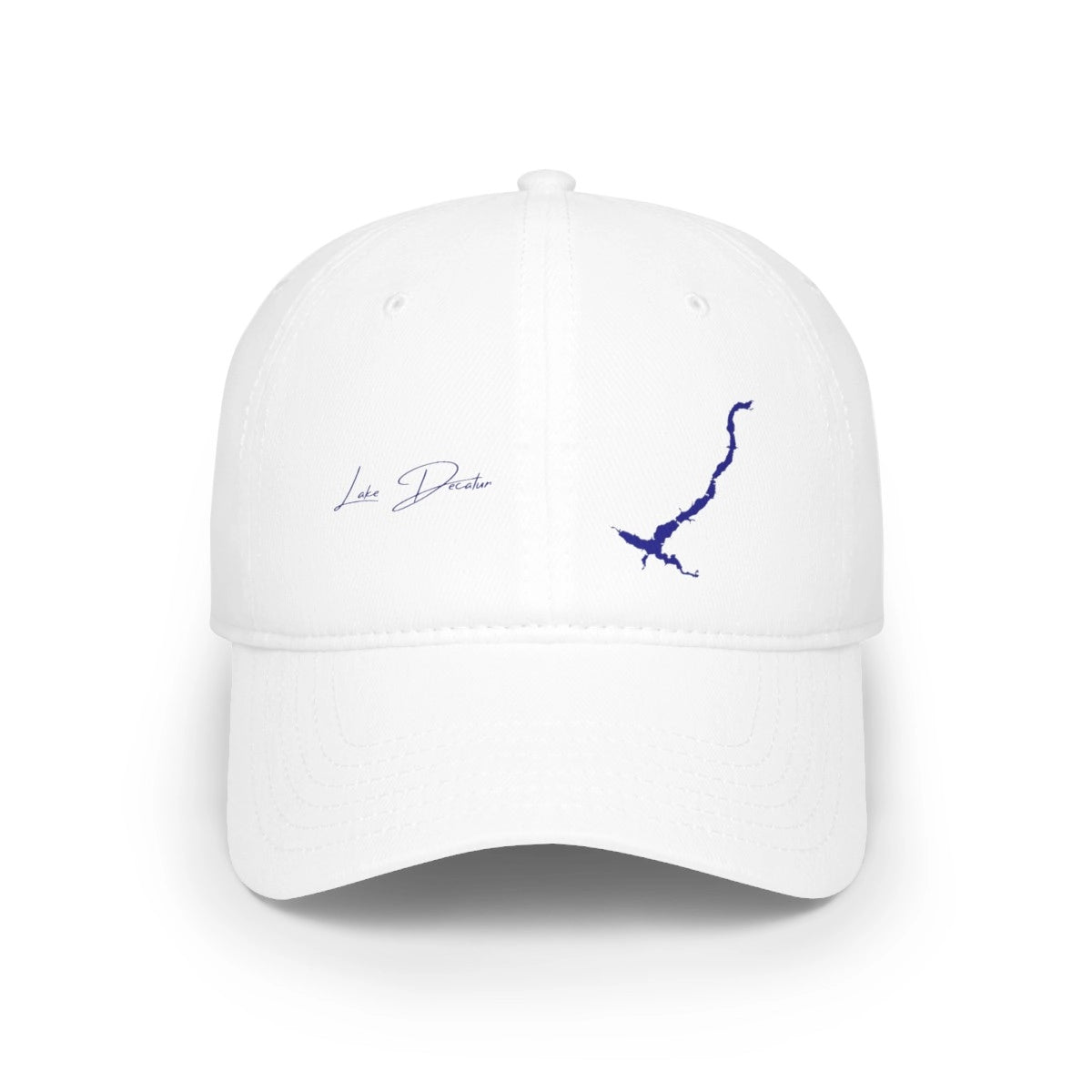 Illinois  Lake  Decatur  Baseball  Cap  front  position  view  from  front  one  size.webp