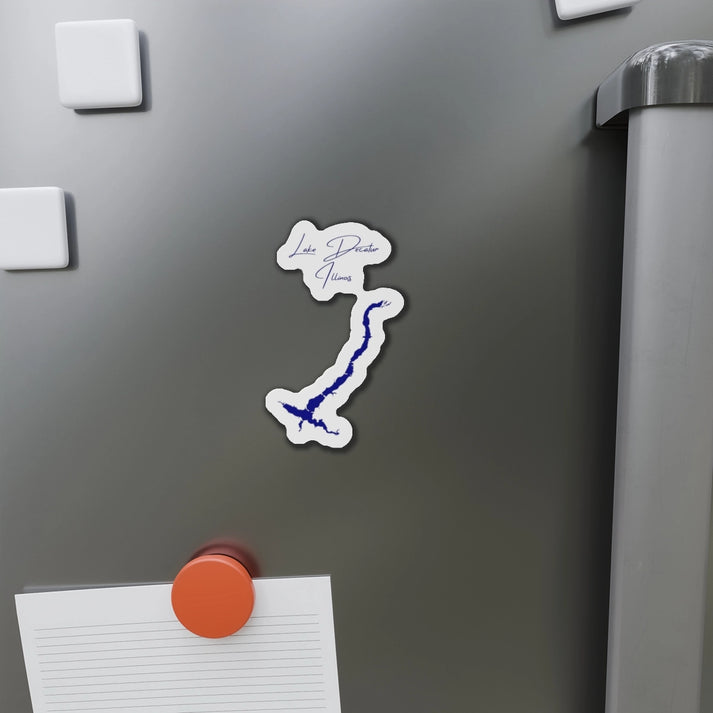 Illinois  Lake  Decatur  Die  Cut  Magnet  front  position  view  from  context-1  4  x  4.webp