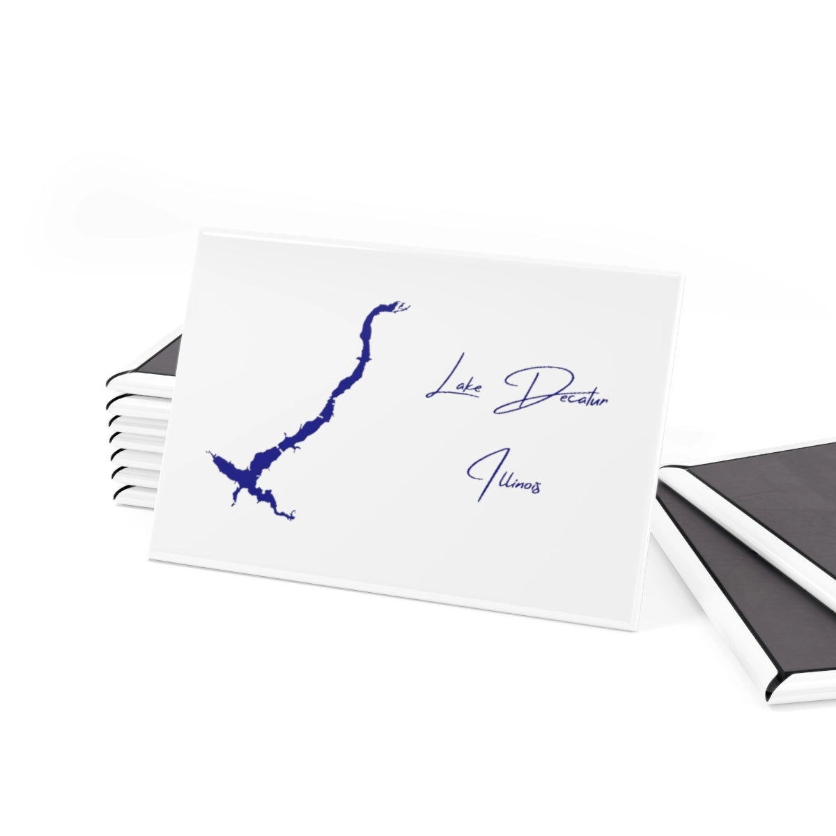 Illinois  Lake  Decatur  Magnet  front  position  view  from  set  2  x  3.webp