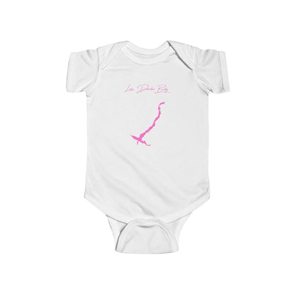 Illinois  Lake  Decatur  Onesie  front  position  view  from  front  white.webp