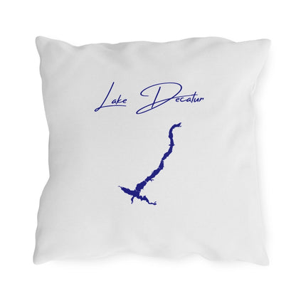 Illinois  Lake  Decatur  Outdoor  Pillow  back  position  view  from  back  18  x  18.webp