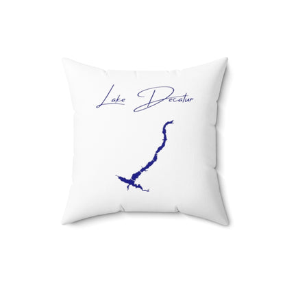 Illinois  Lake  Decatur  Pillow  front  position  view  from  back  16  x  16.webp