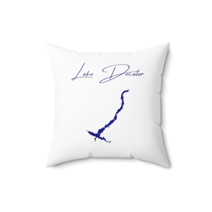 Illinois  Lake  Decatur  Pillow  front  position  view  from  back  16  x  16.webp