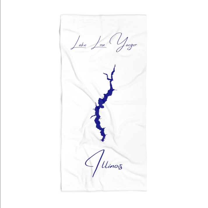 Illinois  Lake  Lou  Yaeger  Beach  Towel  front  position  view  from  front  36  x  72.webp