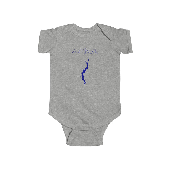 Illinois  Lake  Lou  Yaeger  Onesie  front  position  view  from  front  heather.webp