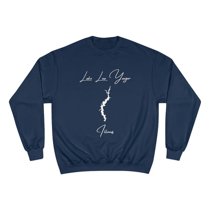 Illinois  Lake  Lou  Yaeger  Sweatshirt  front  position  view  from  front  navy.webp