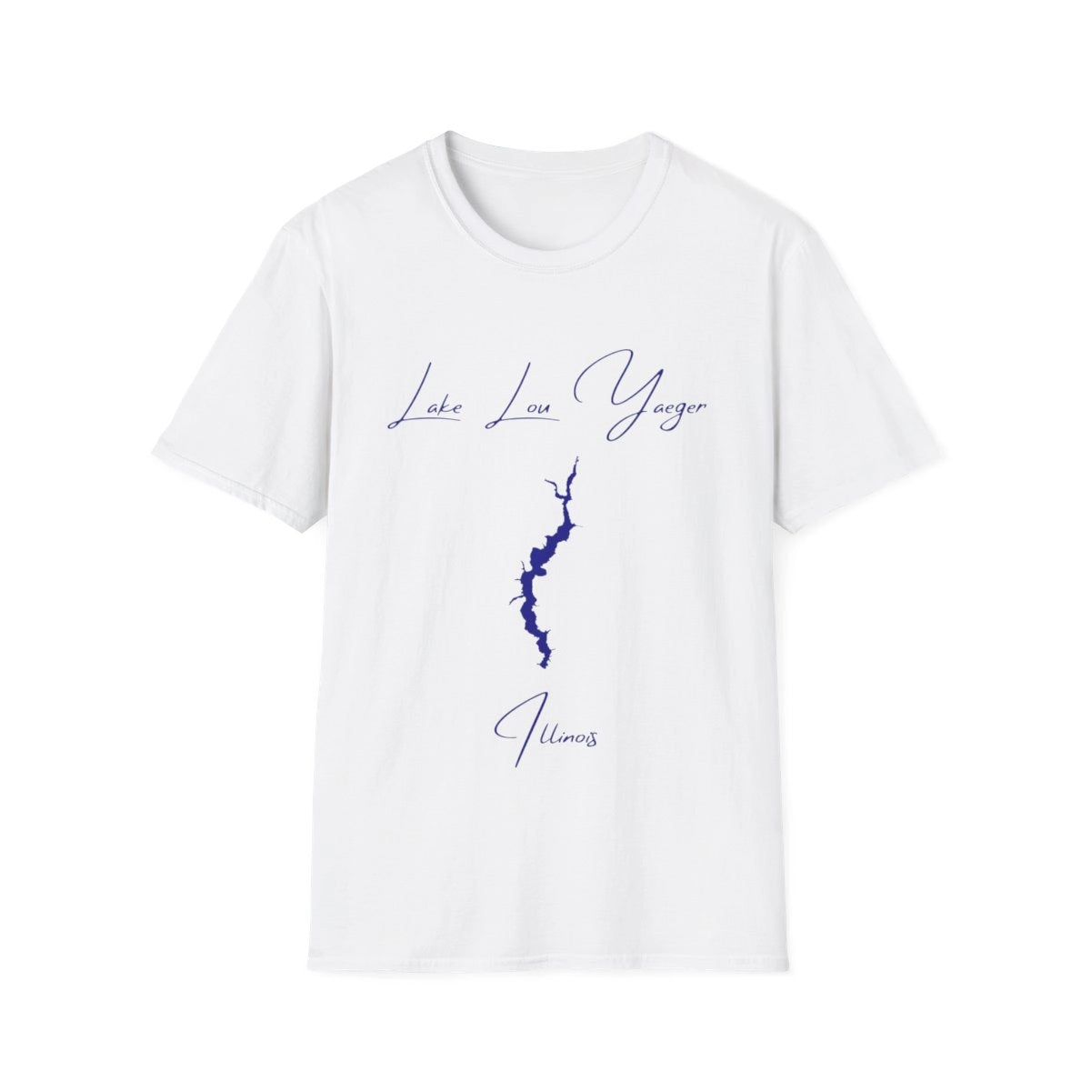 Illinois  Lake  Lou  Yaeger  T-shirt  front  position  view  from  front  white.webp