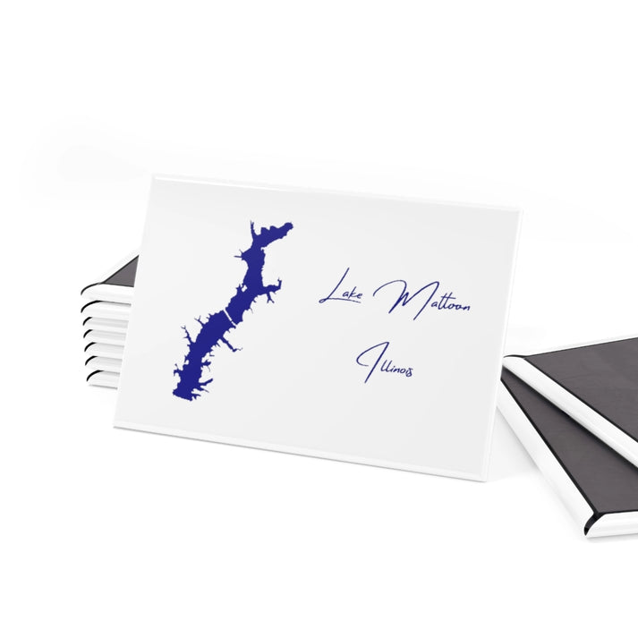 Illinois  Lake  Mattoon  Magnet  front  position  view  from  set  2  x  3.webp