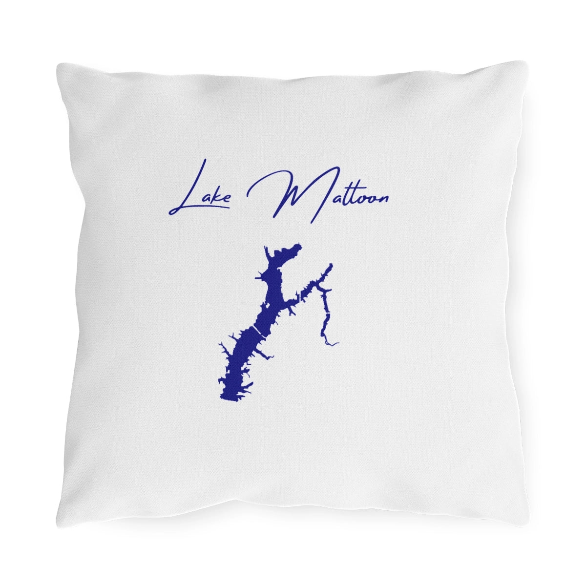 Illinois  Lake  Mattoon  Outdoor  Pillow  front  position  view  from  front  16  x  16.webp
