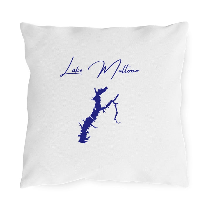 Illinois  Lake  Mattoon  Outdoor  Pillow  front  position  view  from  front  16  x  16.webp