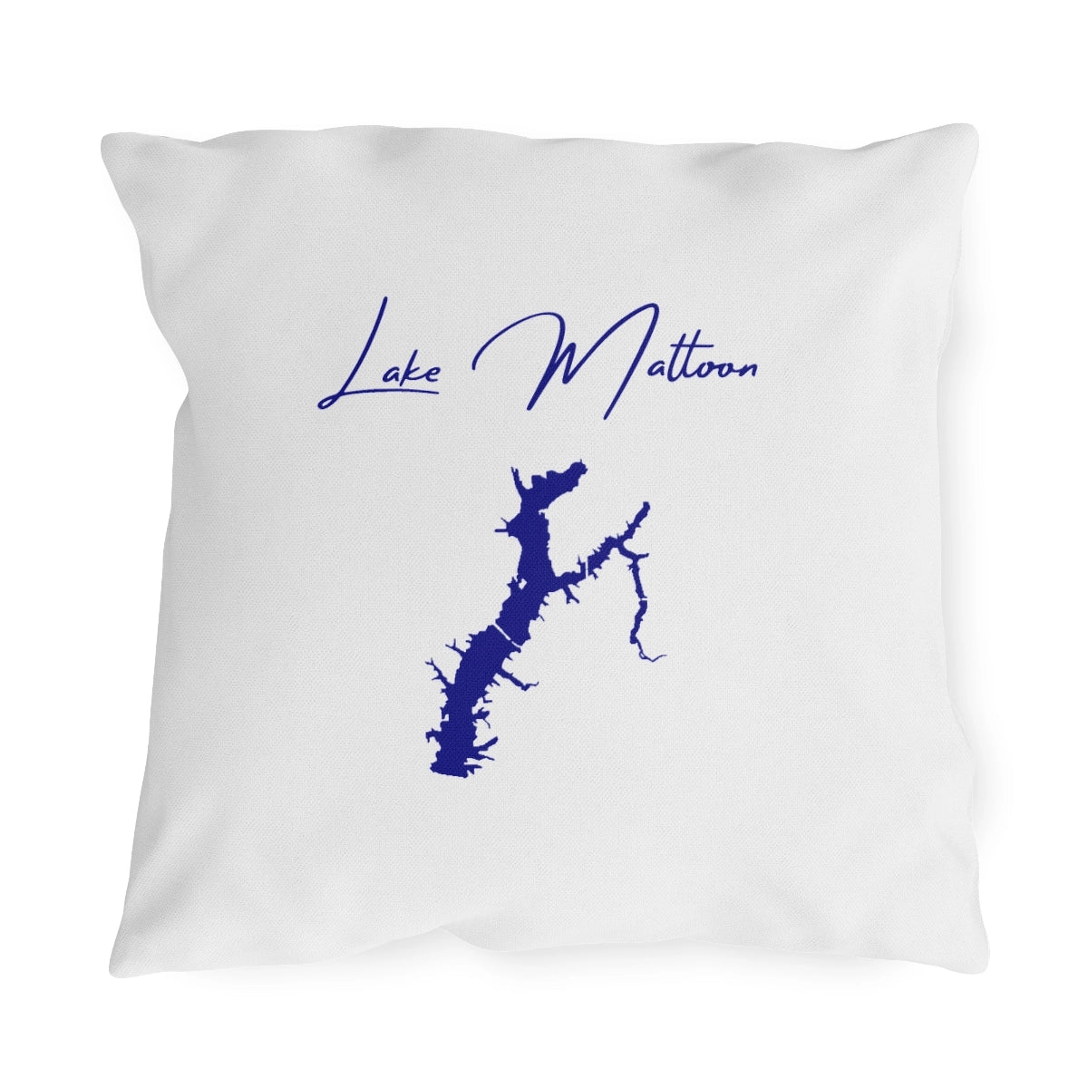 Illinois  Lake  Mattoon  Outdoor  Pillow  front  position  view  from  front  18  x  18.webp